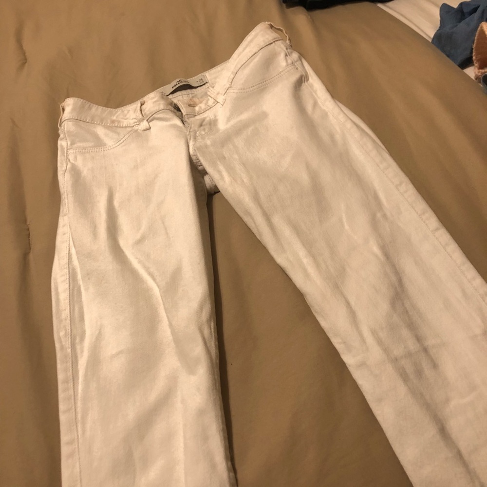 Classic Hollister white jeans